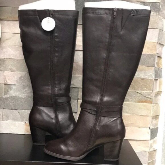 Giani Bernini Rozario Memory-Foam Wide-Calf Dress Boots - Picture 3 of 7